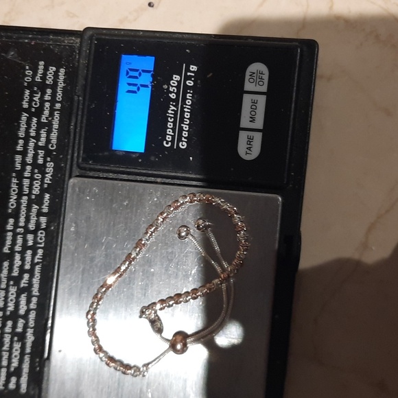 NWT Solid 2 TONE Rose & Yellow GOLD BRACELET ITALY  🇮🇹 DIAMOND CUT BEADS Bolo - Picture 5 of 9